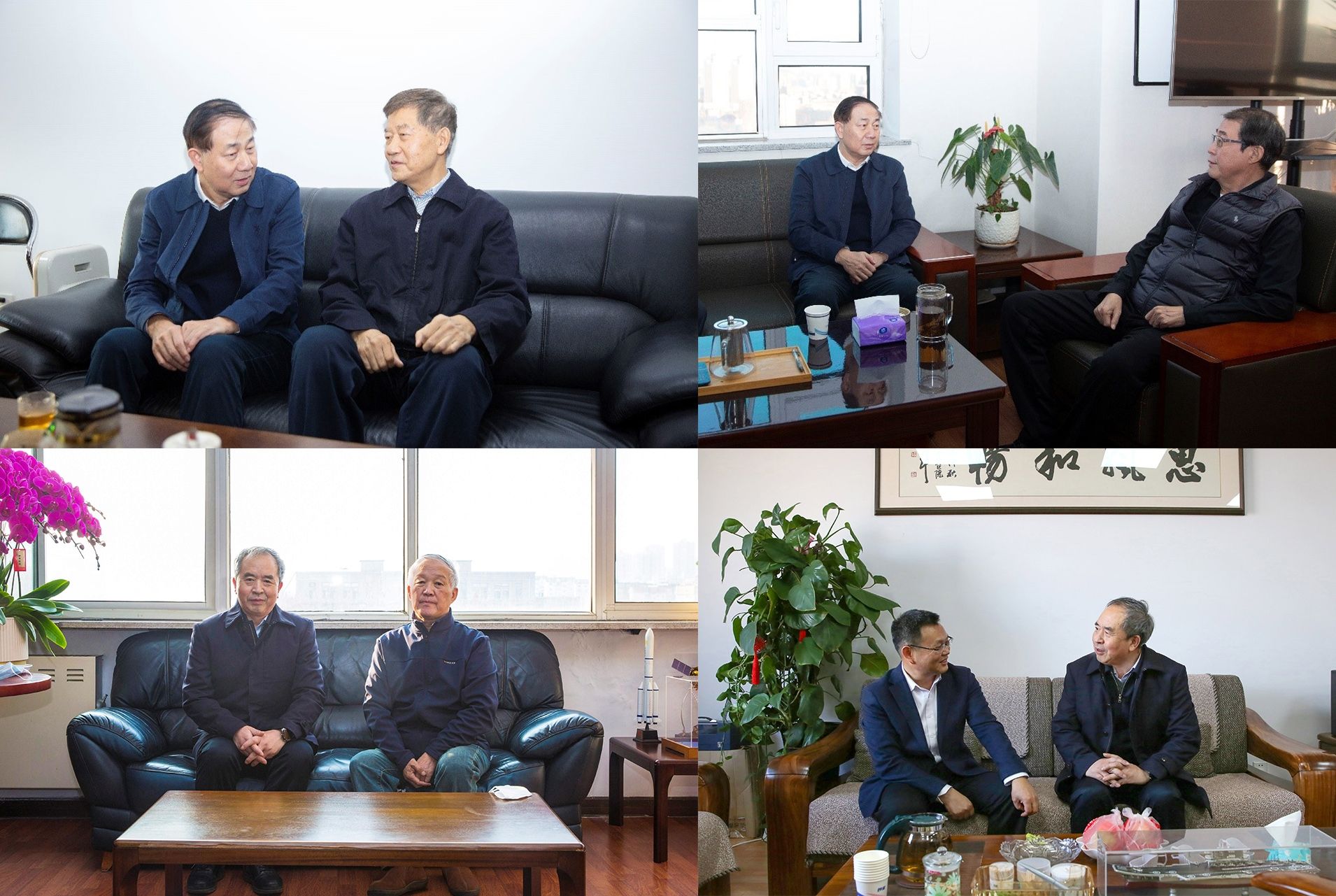 春節前夕 學校領導走訪慰問教職員工代表